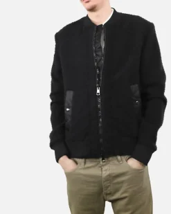 La Piscine Paris Bomber effet poil de mouton Low Brand*Homme Blousons & Vestes