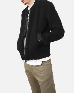 La Piscine Paris Bomber effet poil de mouton Low Brand*Homme Blousons & Vestes