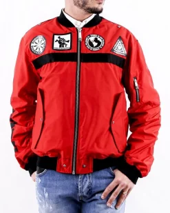 La Piscine Paris Bomber à patches fantaisies John Richmond*Homme Blousons & Vestes