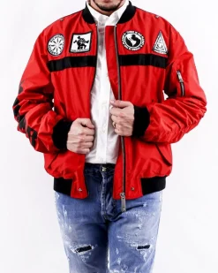 La Piscine Paris Bomber à patches fantaisies John Richmond*Homme Blousons & Vestes