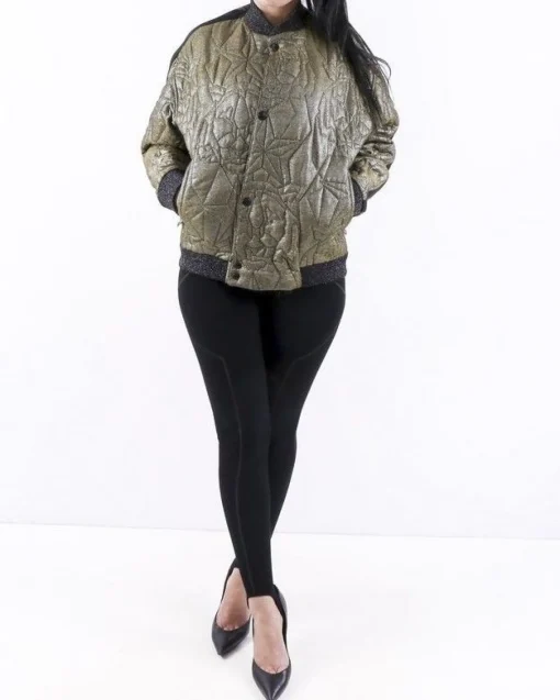 La Piscine Paris Bombers en brocart matelassé Just Cavalli*Femme Blousons & Vestes