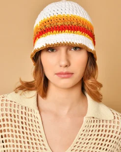 La Piscine Paris Bonnet en crochet coloré Sfizio*Femme Chapeaux, Bonnets & Casquettes