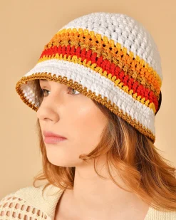 La Piscine Paris Bonnet en crochet coloré Sfizio*Femme Chapeaux, Bonnets & Casquettes