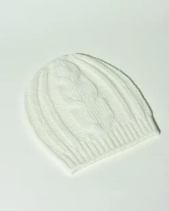 La Piscine Paris Bonnet en maille à motif torsadé Peserico*Femme Chapeaux, Bonnets & Casquettes