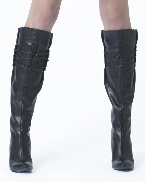 La Piscine Paris Bottes en cuir à lacets Premiata*Femme Chaussures