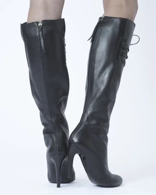 La Piscine Paris Bottes en cuir à lacets Premiata*Femme Chaussures