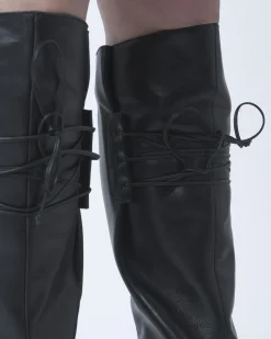 La Piscine Paris Bottes en cuir à lacets Premiata*Femme Chaussures