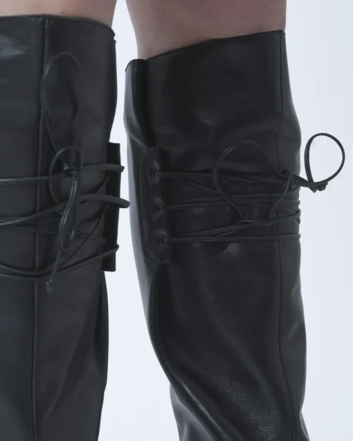 La Piscine Paris Bottes en cuir à lacets Premiata*Femme Chaussures