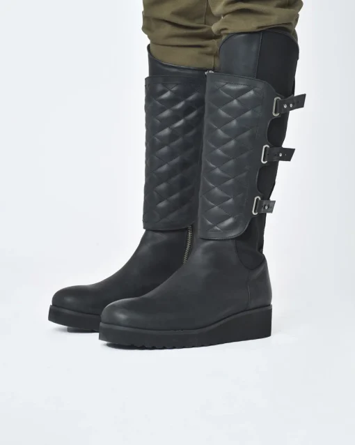 La Piscine Paris Bottes genoux en cuir Nostra Santissima*Homme Chaussures