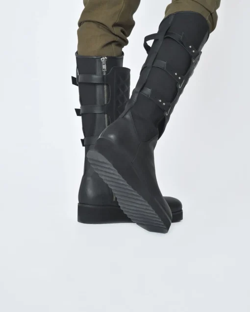 La Piscine Paris Bottes genoux en cuir Nostra Santissima*Homme Chaussures