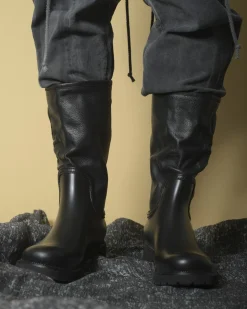 La Piscine Paris Bottes imperméables à empiècement en cuir Philipp Plein*Homme Chaussures