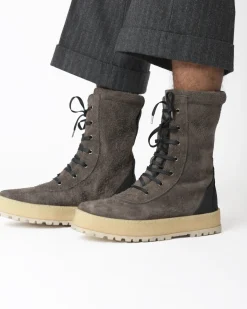 La Piscine Paris Bottine cuir retournée Premiata*Homme Chaussures