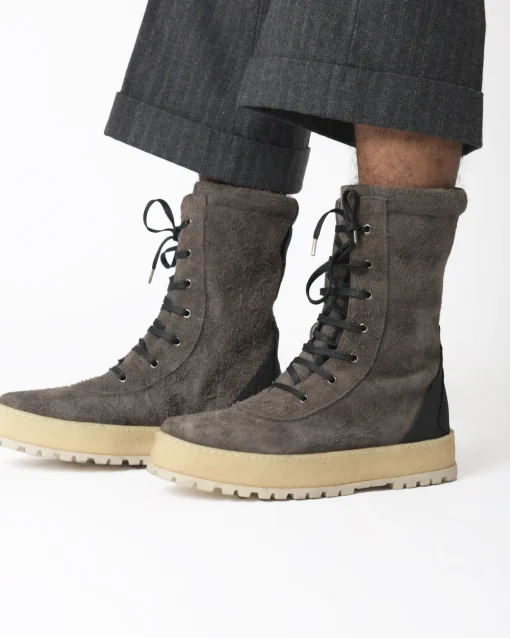 La Piscine Paris Bottine cuir retournée Premiata*Homme Chaussures