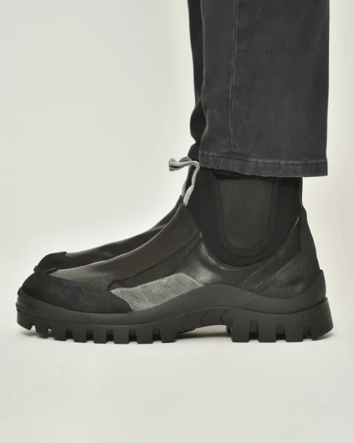 La Piscine Paris Bottine en cuir Premiata*Homme Chaussures