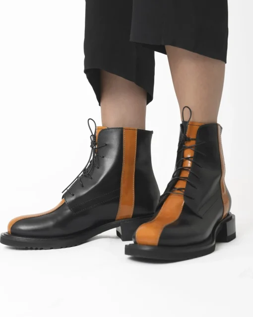 La Piscine Paris Bottine en cuir Premiata*Femme Chaussures