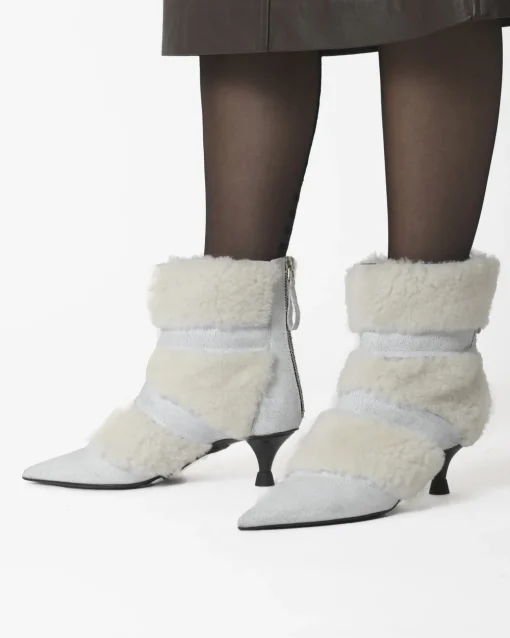 La Piscine Paris Bottine fausse fourrure Premiata*Femme Chaussures