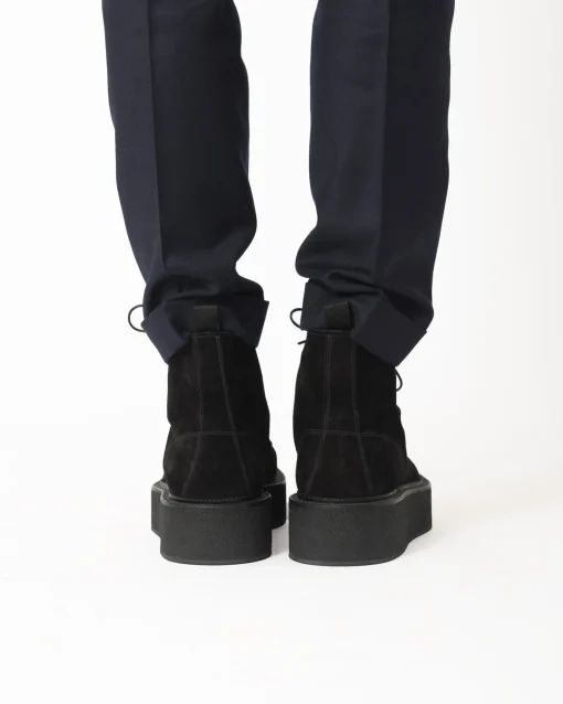 La Piscine Paris Bottine montante en cuir Premiata*Homme Chaussures