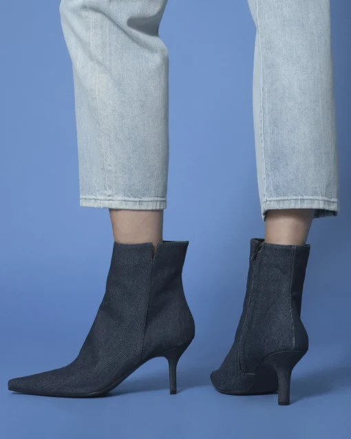 La Piscine Paris Bottines à talon en jean Renaud Pellegrino*Femme Chaussures