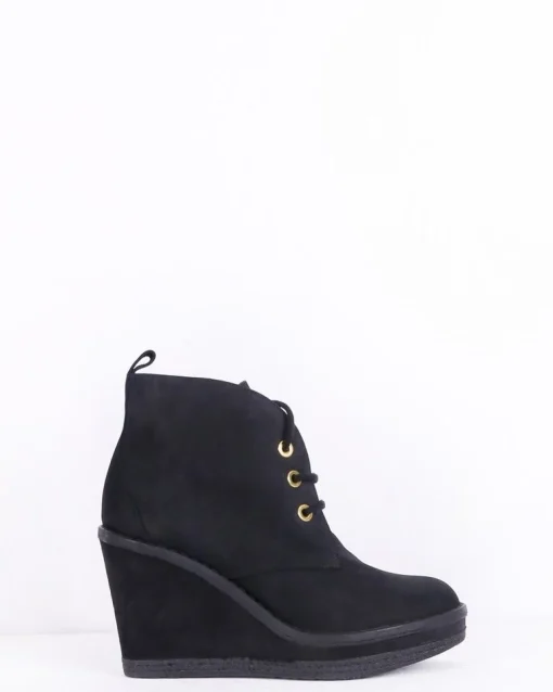 La Piscine Paris Bottines compensées en daim Serafini*Femme Chaussures