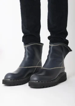 La Piscine Paris Bottines en cuir à fermeture éclair Premiata*Homme Chaussures