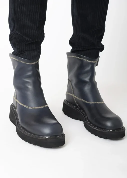 La Piscine Paris Bottines en cuir à fermeture éclair Premiata*Homme Chaussures
