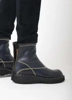 La Piscine Paris Bottines en cuir à fermeture éclair Premiata*Homme Chaussures
