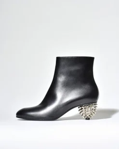 La Piscine Paris Bottines en cuir à talons spikers Alexander McQueen*Femme Chaussures