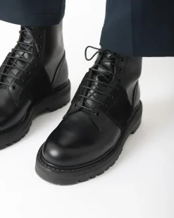 La Piscine Paris Bottines en cuir avec lacets Premiata*Homme Chaussures