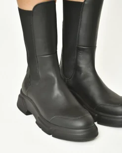La Piscine Paris Bottines en cuir et caoutchouc e Voile Blanche*Femme Chaussures