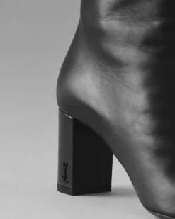 La Piscine Paris Bottines en cuir Saint Laurent*Femme Chaussures