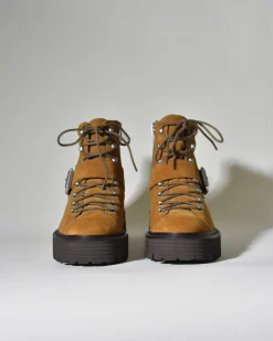 La Piscine Paris Bottines en daim camel Casheart*Femme Chaussures