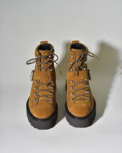 La Piscine Paris Bottines en daim camel Casheart*Femme Chaussures