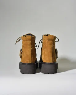 La Piscine Paris Bottines en daim camel Casheart*Femme Chaussures