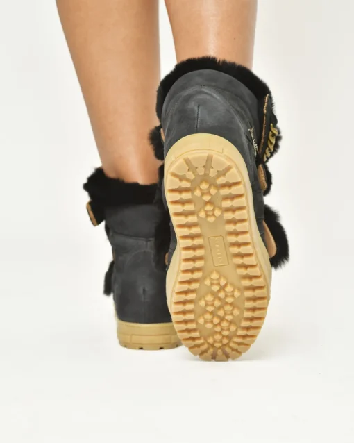 La Piscine Paris Bottines en daim et fourrure e Serafini*Femme Chaussures