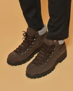 La Piscine Paris Bottines en daim à empiècement Peserico*Homme Chaussures
