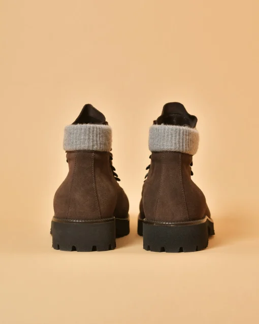 La Piscine Paris Bottines en daim à empiècement Peserico*Homme Chaussures