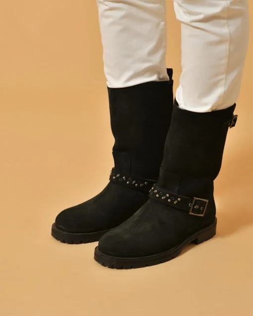 La Piscine Paris Bottines en daim à clous Philipp Plein*Homme Chaussures