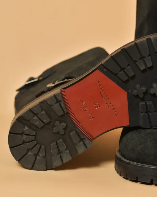 La Piscine Paris Bottines en daim à clous Philipp Plein*Homme Chaussures