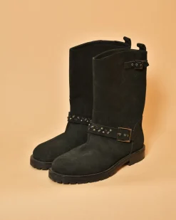 La Piscine Paris Bottines en daim à clous Philipp Plein*Homme Chaussures