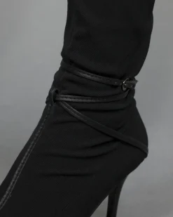 La Piscine Paris Bottines en tissu à finitions en cuir Antonio Barbato*Femme Chaussures