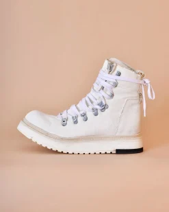 La Piscine Paris Bottines en toile teinte Cinzia Araia*Femme Chaussures