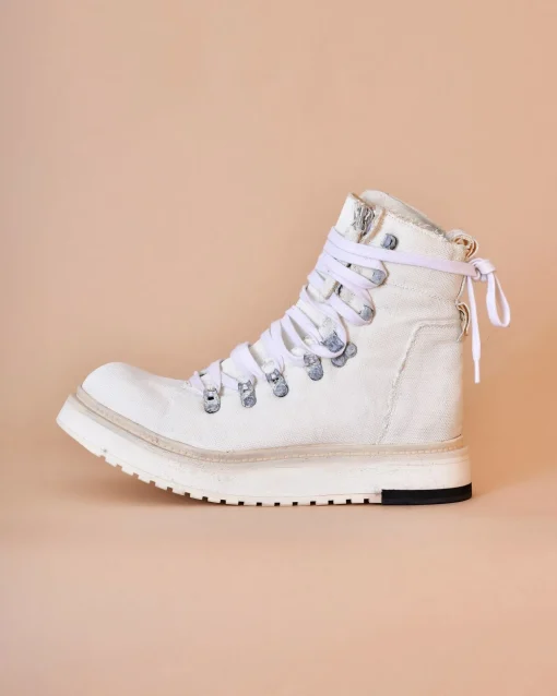 La Piscine Paris Bottines en toile teinte Cinzia Araia*Femme Chaussures