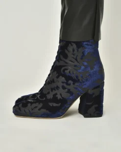 La Piscine Paris Bottines en velours imprimé Space Simona Corsellini*Femme Chaussures
