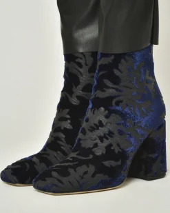 La Piscine Paris Bottines en velours imprimé Space Simona Corsellini*Femme Chaussures