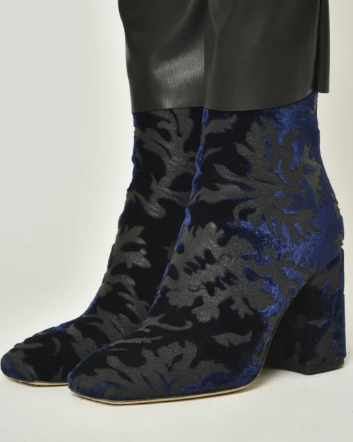 La Piscine Paris Bottines en velours imprimé Space Simona Corsellini*Femme Chaussures