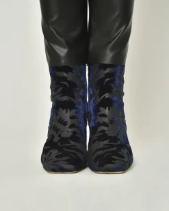 La Piscine Paris Bottines en velours imprimé Space Simona Corsellini*Femme Chaussures