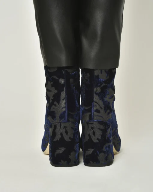 La Piscine Paris Bottines en velours imprimé Space Simona Corsellini*Femme Chaussures