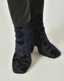 La Piscine Paris Bottines en velours imprimé Space Simona Corsellini*Femme Chaussures