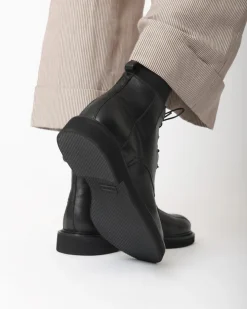 La Piscine Paris Bottines es à lacets et à surpiqûres en cuir Premiata*Homme Chaussures