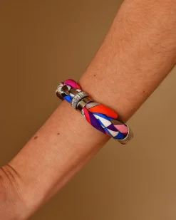 La Piscine Paris Bracelet en tissu imprimé Emilio Pucci*Femme Bijoux